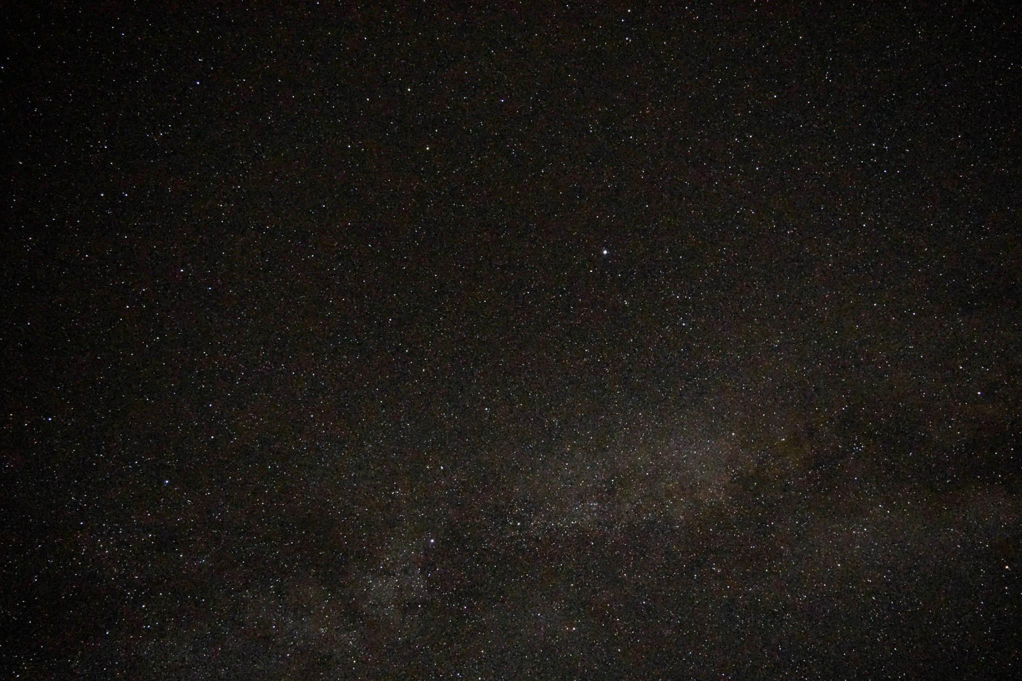 night sky with lots of stars